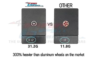 GPM 1.0" Silver Aluminium Y Shape Beadlock Rims 4Pcs image 81920