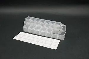 Koswork 7 Compartments Parts Box 165x34x25mm (3 sets) image 81972