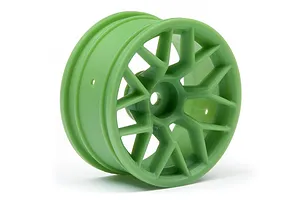 HPI 1.9" (6mm Off-Set) Mesh Green Rims 2Pcs image 8201
