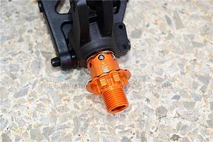 GPM Orange Aluminium 17mm (+13mm) Extended Wheel Hexes 2Pcs image 82239