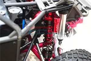 GPM Orange Aluminium 135mm Front Adjustable Piggyback Shocks 2Pcs image 82248