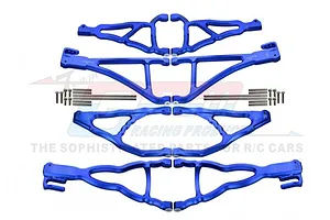 GPM Blue Aluminium Complete Suspension Arm Set