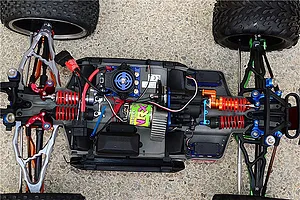 GPM Blue Aluminium Complete Suspension Arm Set image 3