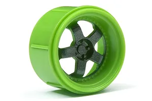 HPI 1.2" Micro RS4 Work Meister S1 Green Rims 2Pcs image 8227