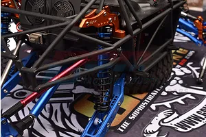 GPM Blue Aluminium 122mm Rear Adjustable Shocks 2Pcs image 4