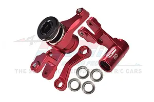 GPM Red Aluminium Steering Bell Crank/Drag Link Assembly SLA048N-R