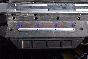 GPM Silver Aluminium Battery Hold-Down Set image 82380