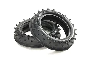 Tamiya 2.2" Rib-Spike Front Buggy Tyres 2Pcs image 82426