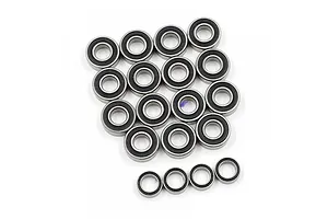 Yeah Racing Complete Rubber Shielded Bearing Set
