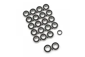 Yeah Racing Complete Rubber Shielded Bearing Set
