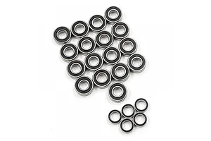 Yeah Racing Complete Rubber Shielded Bearing Set