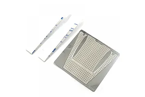 Yeah Racing Silver Stainless Steel Diamond Plate Engine Cover