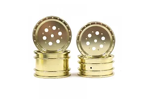 Yeah Racing 2.2" Gold Aluminium Buggy Rims 4Pcs image 82740