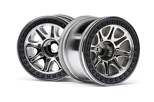 HPI 2.2" Split 8 Chrome Rims 2Pcs image 8275