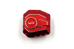 Yeah Racing Red Aluminium Diff Covers 2Pcs image 82752