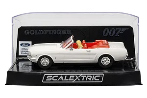 Scalextric 1/32 James Bond Ford Mustang - Goldfinger Slot Car image 82794