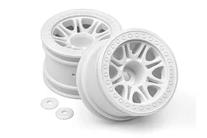HPI 2.2" Spilt 8 White Rims 2Pcs image 8286
