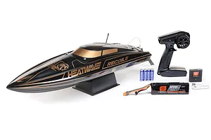 Pro Boat 26" Recoil 2 V2 Self-Righting Brushless Deep-V RTR RC Boat - Heat Wave Black image 83009