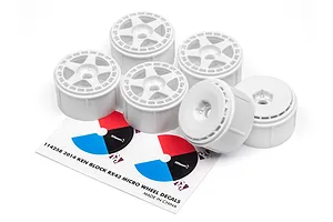 HPI 1.2" Micro RS4 Fifteen52 Turbomac White Rims 6Pcs image 8302