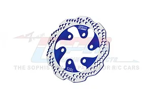 GPM Blue Aluminium Rear Brake Disc image 83091