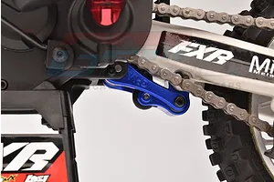 GPM Blue Aluminium Hub Carrier (C-Hub) & Pull Rod Set w/ Larger Inner Bearings image 83109