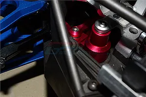 GPM Grey Aluminium Steering Bellcrank/Drag Link Assembly w/ Servo Saver image 83154