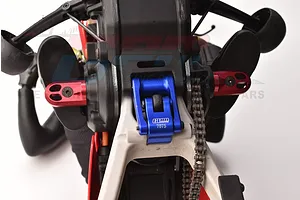 GPM Gold Aluminium Hub Carrier (C-Hub) & Pull Rod Set w/ Larger Inner Bearings image 83226