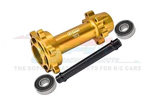 GPM Gold Aluminium Rear Wheel Hub Hex w/ Larger Inner Bearings image 83245
