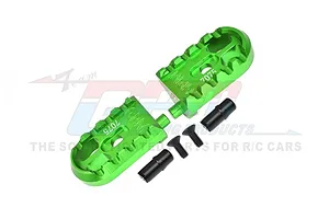 GPM Green Aluminium Foot Pegs 2Pcs image 83294