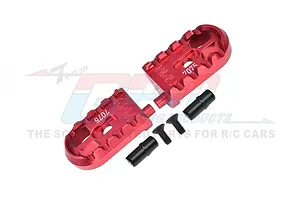 GPM Red Aluminium Foot Pegs 2Pcs image 83299
