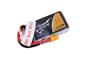 Tattu 11.1V 650mAh 75C Soft Case LiPo Battery image 83345