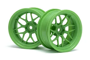 HPI 2.0" Green Tech 7 (+9mm Offset) Rims 2Pcs image 83366