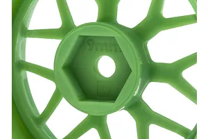 HPI 2.0" Green Tech 7 (+9mm Offset) Rims 2Pcs image 83370