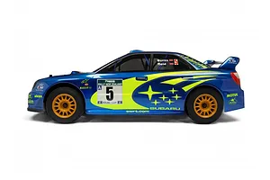 HPI 1/8 WR8 2001 WRC Subaru Impreza Painted Body Shell - Blue image 83400