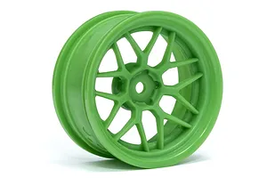 HPI 2.0" Green Tech 7 (+6mm Offset) Rims 2Pcs image 83423