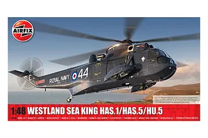 Airfix 1/48 Westland Sea King HAS.1/HAS.5/HU.5 Helicopter Scaled Plastic Model Kit image 83522
