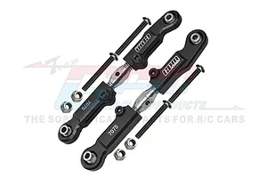 GPM Black Aluminium Rear Adjustable Camber Links 2Pcs