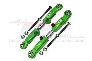 GPM Green Aluminium Rear Adjustable Camber Links 2Pcs