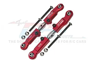 GPM Red Aluminium Rear Adjustable Camber Links 2Pcs