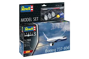 Revell 1/288 Boeing 737-800 Scaled Plastic Model Starter Kit image 83670