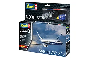 Revell 1/288 Boeing 737-800 Scaled Plastic Model Starter Kit image 83672