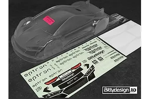 Bittydesign 1/10 Eptron Unpainted Body Shell - Clear image 83675