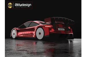 Bittydesign 1/10 Eptron Unpainted Body Shell - Clear image 83677