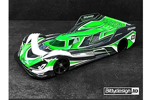 Bittydesign 1/12 Robox Pan Car Unpainted Body Shell - Clear image 83682