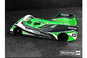 Bittydesign 1/12 Robox Pan Car Unpainted Body Shell - Clear image 83685