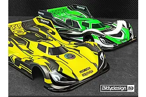 Bittydesign 1/12 Robox Pan Car Unpainted Body Shell - Clear image 83686