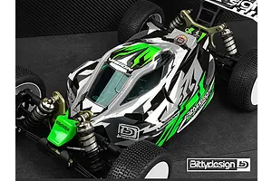 Bittydesign 1/8 Vision MP10E Unpainted Body Shell - Clear image 83691