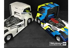 Bittydesign 1/10 Iron Truck Unpainted Body Shell - Clear image 83700
