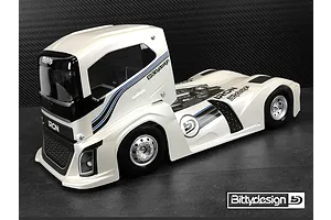 Bittydesign 1/10 Iron Truck Unpainted Body Shell - Clear image 83701