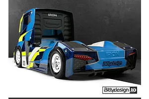 Bittydesign 1/10 Iron Truck Unpainted Body Shell - Clear image 83703